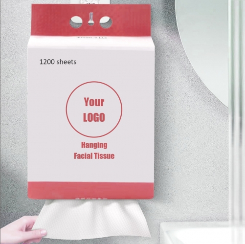 Hanging Facial Tissue Soft Pack for Bathroom, Home & Office | Wall Hung Tissue Pack