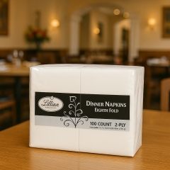 Disposable Paper Napkins & Serviettes for Restaurant, Catering & Events | 2 Ply