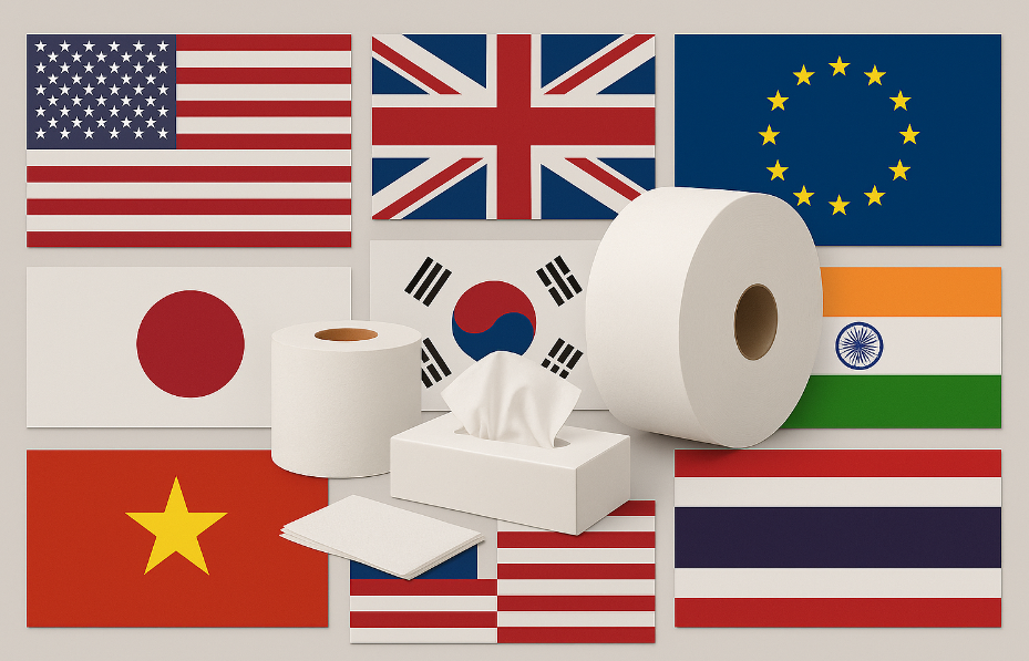 Western vs. Asian Markets: How Paper Product Demand Varies Across Regions