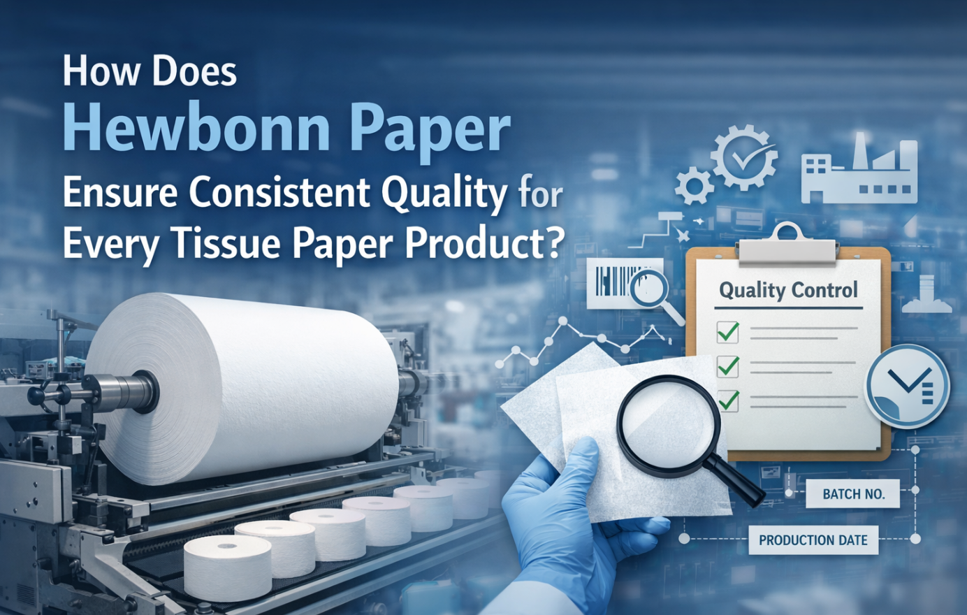 How Hewbonn Paper Ensures Consistent Quality in Tissue Paper Manufacturing
