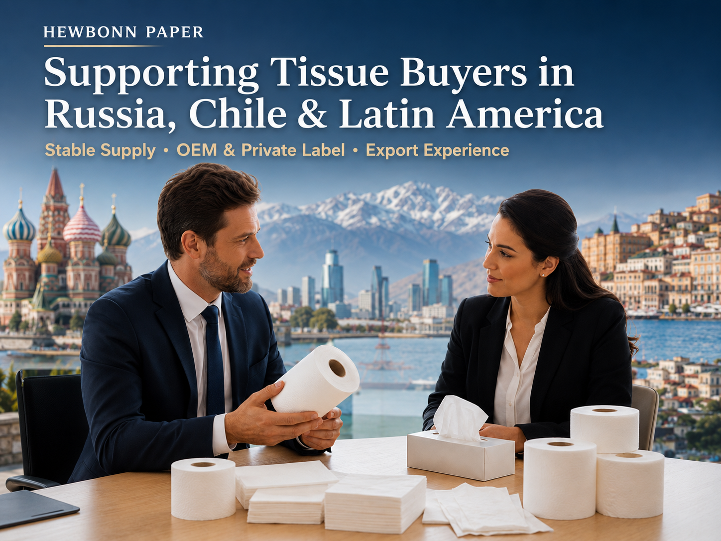 How Hewbonn Paper Supports Tissue Buyers in Russia Chile and Latin America
